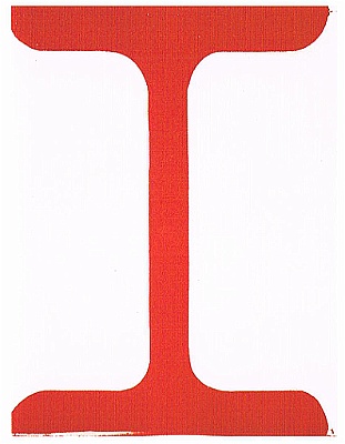1966-1967 - Rotes Doppel-T Buminell - Zustand 2 - Lithographie - 32,9x24cm
